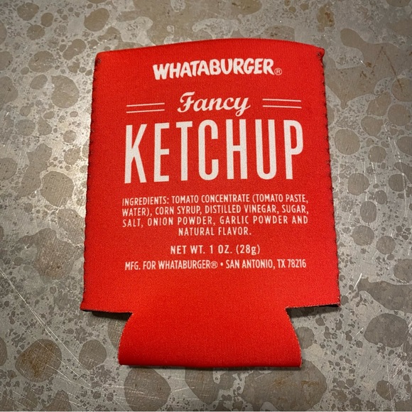 Whataburger Koozies Ketchup Reversible Set of Two Red Black Kooziies NWOT - Picture 7 of 8